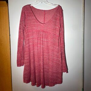 Red Flowy Blouse Size XL